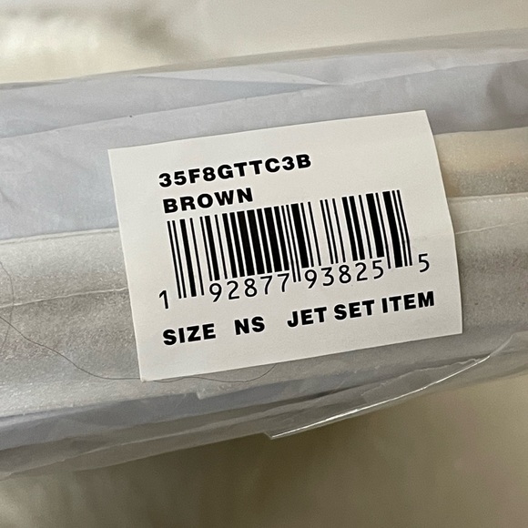 NWT Michael Kors Brown Jet set Large Crossbody Bag - Picture 7 of 10